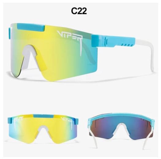 Viper Sports Sunglasses UV400 Outdoor Polarized Sports Eyewear Fashion Bike Bicycle Sunnies Mtb Goggles with Case Protection Cycling