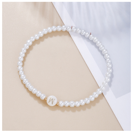 26 Letter Pearl Bracelet for Women Men Fashion Handmade Elastic Friendship Wristband Gift Jewelry W