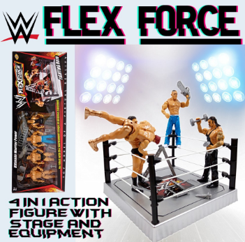 Big WWE Wrestling Action figure with Stadium and Ring Action Figure Toys for Boys