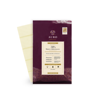 Auro Chocolate 32% White Couverture Block 1kg