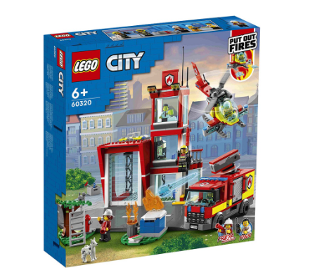 Lego 60320 City Fire Station Building Blocks