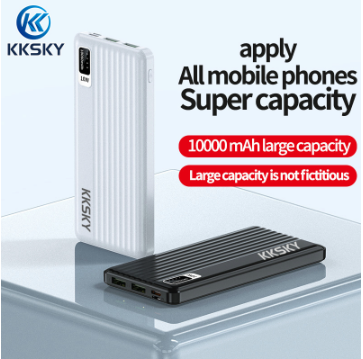 KKSKY 100% ORIGINAL PowerBank1W mAh MINI Powerbank Quick Charging 10000mAh LED With Flash Light LCD