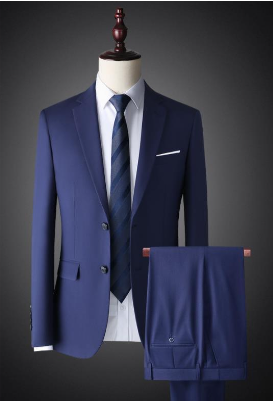 NAVY BLUE TUXEDO SUIT FOR MEN