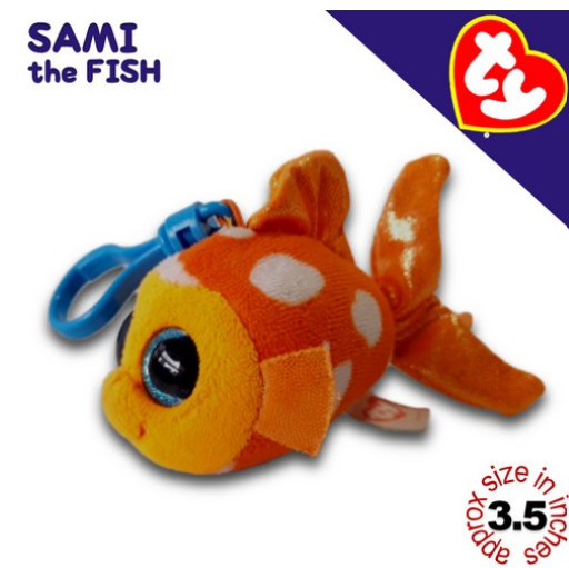 TY Key Clips-Chains Bag Charm Hanging Plushie Stuffed Toy Collection 1 PCC25