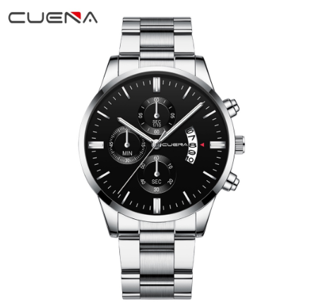 Cuena Men's Watch Leisure Sports Quartz Waterproof Watch 845S 0024