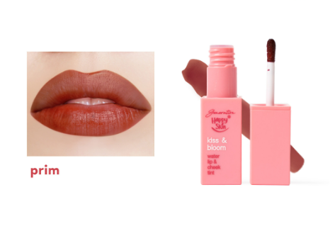 Happy Skin Kiss & Bloom Water Lip & Cheek Tint in Prim