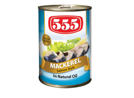 555 Mackerel in Natural Oil 425g
