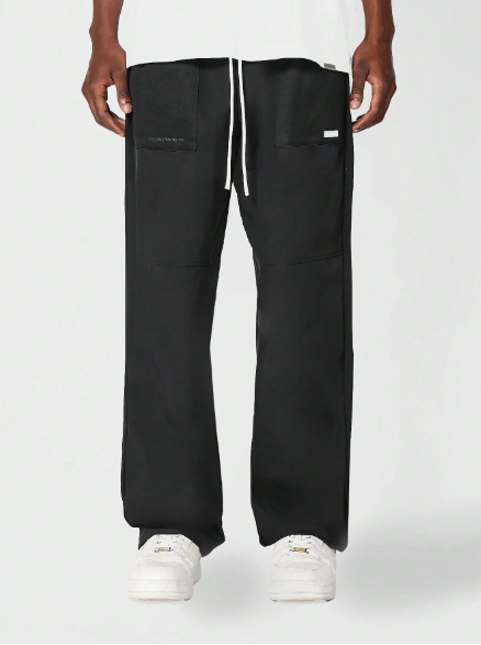 SUMWON Straight Fit Nylon Jogger Trouser With Mesh Pocket