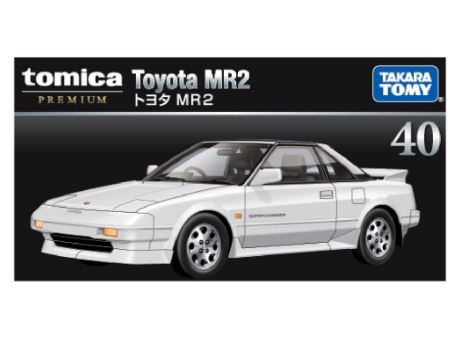 Tomica No. 40 Premium Toyota MR 2 White Die-cast