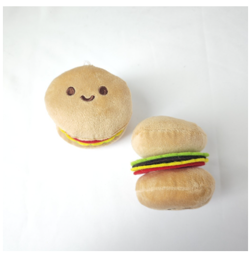 Cute Plush Toys Snacks Vegetables and Fruits Series Expression Plush Doll Bag Pendant  V15