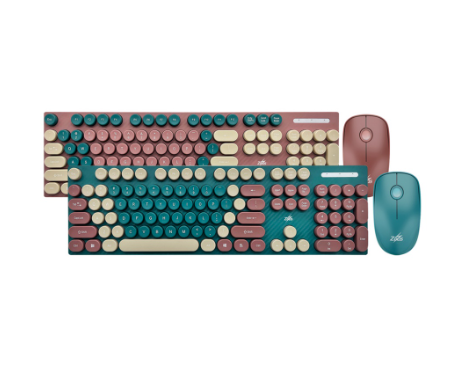Zeus K-200 Slim 2.4GHz Wireless Keyboard And Mouse Set With USB Receiver For Desktop PC Laptop K-200