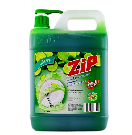 Zip Lime Dishwashing Liquid 4L