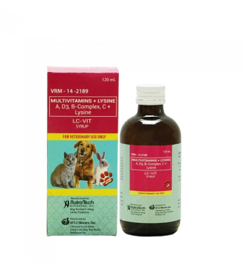 LC-Vit Syrup  Multivitamins  for Dogs and Cats 120ml