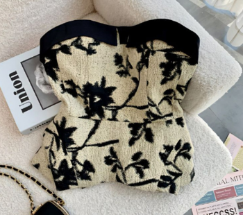 Lovito Women Casual Ditsy Floral Colorblock Tank Top LNL37090 Multi-Color