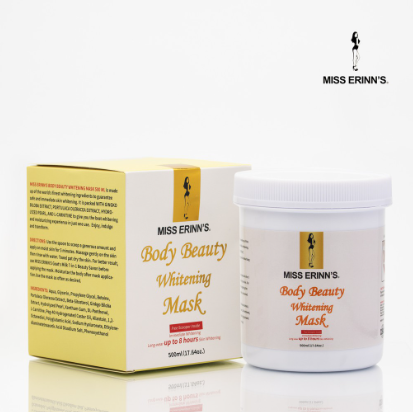 Miss Erinn's Body Beauty Whitening Bleaching Mask,Scooper Inside, 8 Hours Whitening (500g)