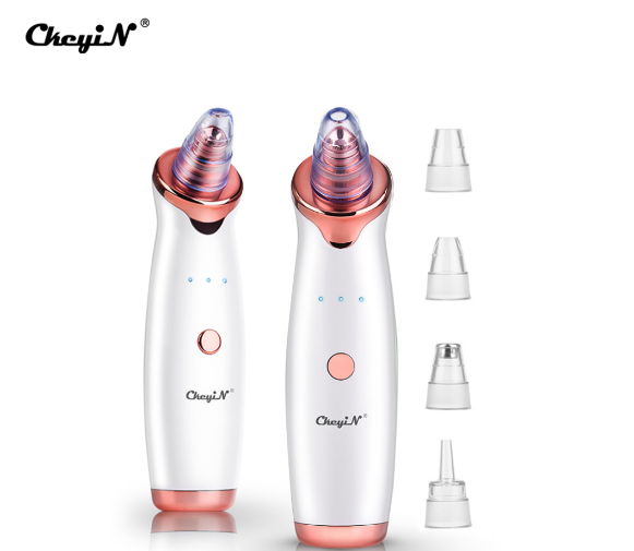 CkeyiN Vacuum Blackhead Remover with 5 Heads Black Heads Removal White Heads Remover MR278