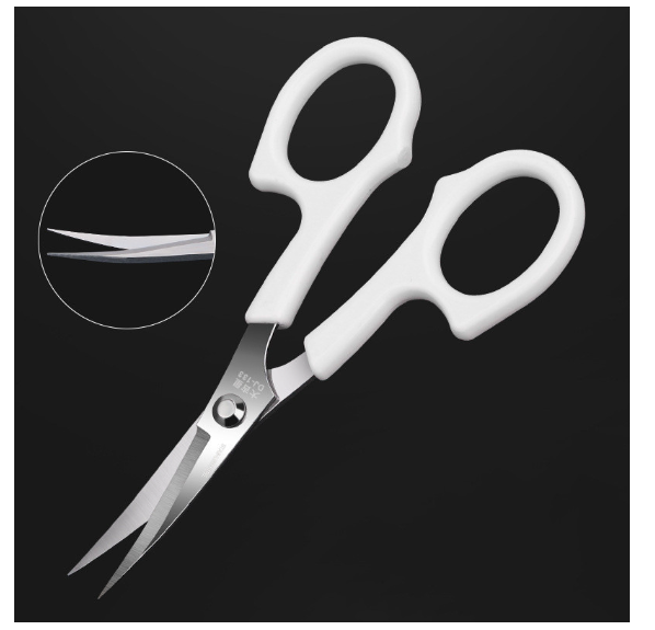 Embroidery Scissors Rainbow Stork Scissors Stainless Steel Small Craft Scissors Dressmaker Shears for Embroidery Sewing