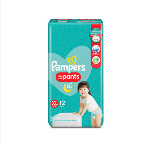 Pampers Baby Dry Pants Diapers XL 12s x 1 pack (12 pcs) - 12-17kg