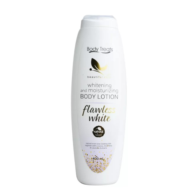 Body Treats Whitening and Moisturizing Body Lotion Flawless White 400ML