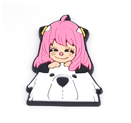 Cute Spy Family Jibitz for Croc Pin Anya Yor Forger Jibbits Charm Anime Jibits Crocks Men Shoe Charms Shoes Accessories Decoration G9