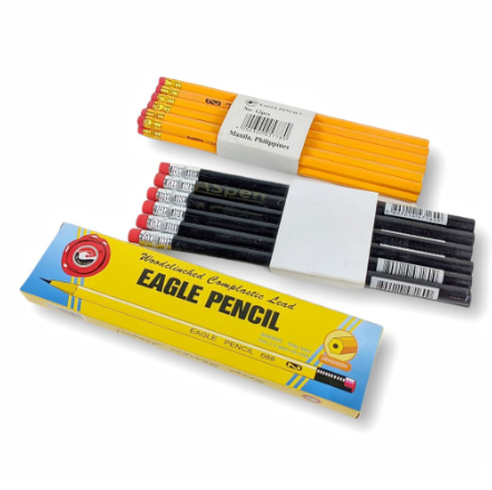 Pencil Lapis 12pcs Yellow Pencil No.2 Jumbo Black Pencils Lapis School Supplies