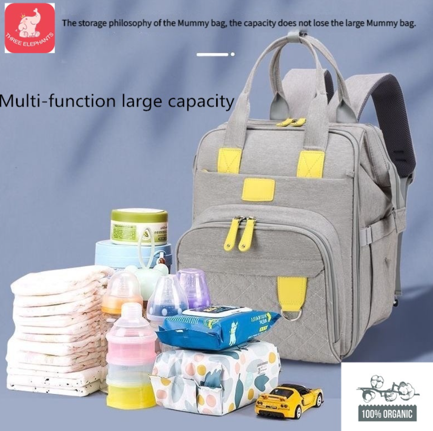 Diaper bag multifunctional large capacity mommy bag fashion waterproof travel backpack baby bag
