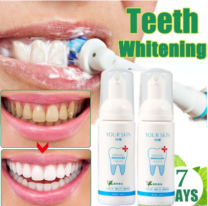 Teeth Whitening Mousse Cleansing teeth Mousse Remove Tartar Remove Plaqu Oral Odor Bright Teeth