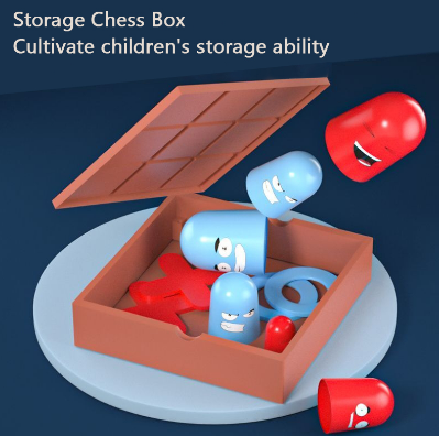 New kids fun tic tac toe parent-child interactive board table big eat small game enlightenment toys