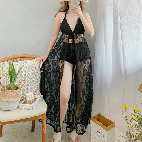 JT Fashion Lilith Cover Up Lace Swimwear