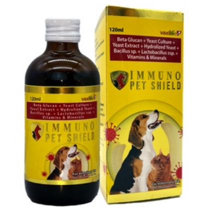 IMMUNO PET SHIELD (Immune System Booster for dogs and cats) 120ml bottle