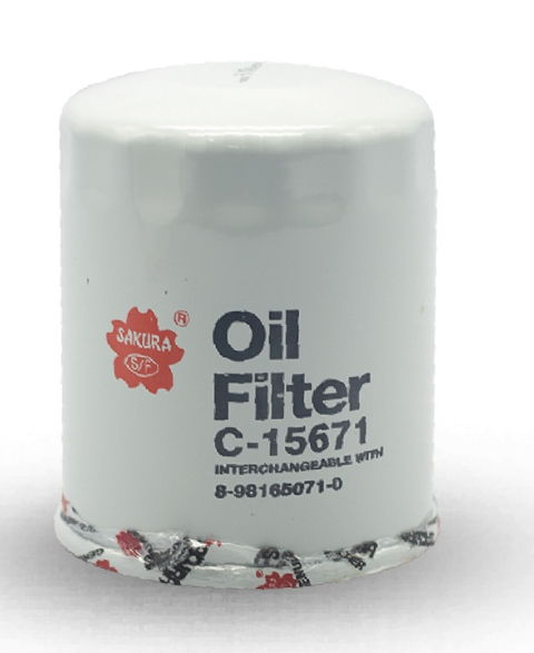 Sakura Oil Filter C15671 for Isuzu Mux,D-max 2013-2017