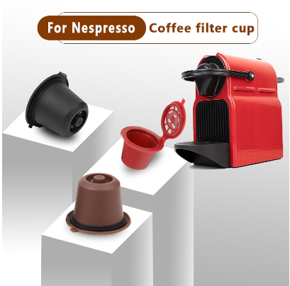 Compatible With NESPRESSO Nestle Coffee Capsule Shell Recycling Shell Can Be Reused To Fill Coffee Powder Filter  3pcs