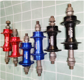 Bike Hubs Pair Front and Rear Bicycle Hub Thread Type Disc Brake Ready 36 Holes