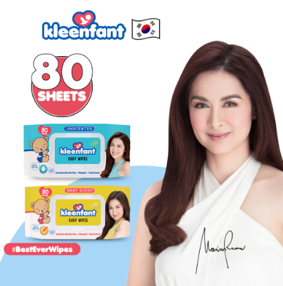 Kleenfant Lite Baby Wipes 80 Tender Sheets Pack of 1 Newborn Wet Wipes for Baby Wipe for Kids