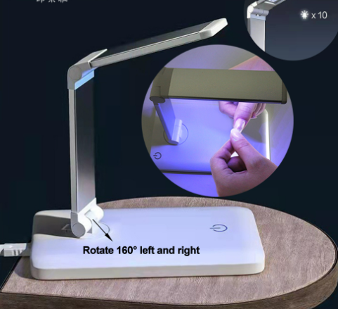 Portable Fold Nail Dryer UV Led Light Lamp For Nails Fast Nail Drying Lamp For Manicure Curing All Gel Nail Polish 10 LED USB