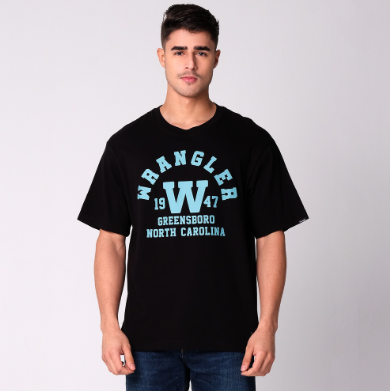 Wrangler Men's Chest Print Logo T-Shirt