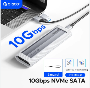 ORICO M.2 SSD Enclosure Support 8TB SSD