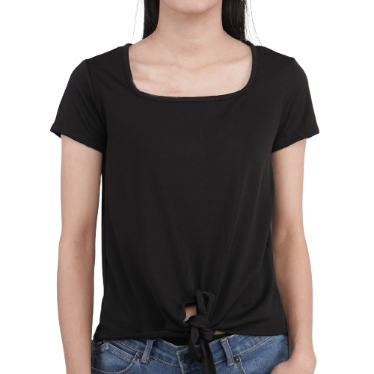 Stylistic Mr Lee Ladies Basic Tees Regular Fit 103820 (Black)