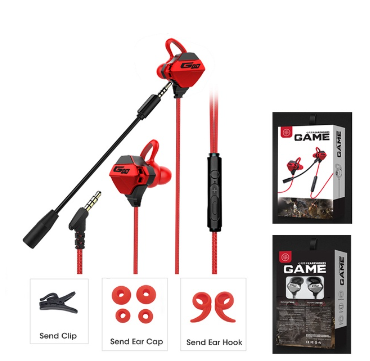 SPRISE G10 Premium Earphones Gaming With Dual Microphone Cool