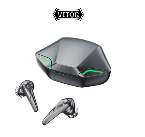 Vitog VG01 New Tws Earphone Zero Latency Wireless Earbuds Waterproof Gaming Earphone Long Standby with Microphone
