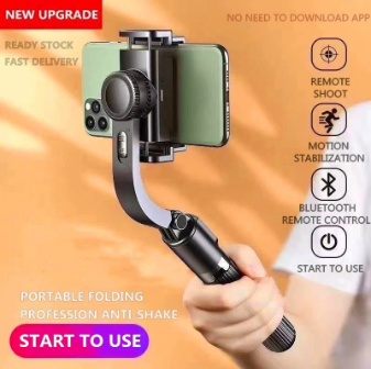 Stock Phone-Stabilizer Anti-Shake Handheld Gimbal Shooting Tripod Multi-Function Selfie Stick Live