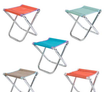 SWY Folding chair stool ultra light outdoor portable telescopic travel fishing chair