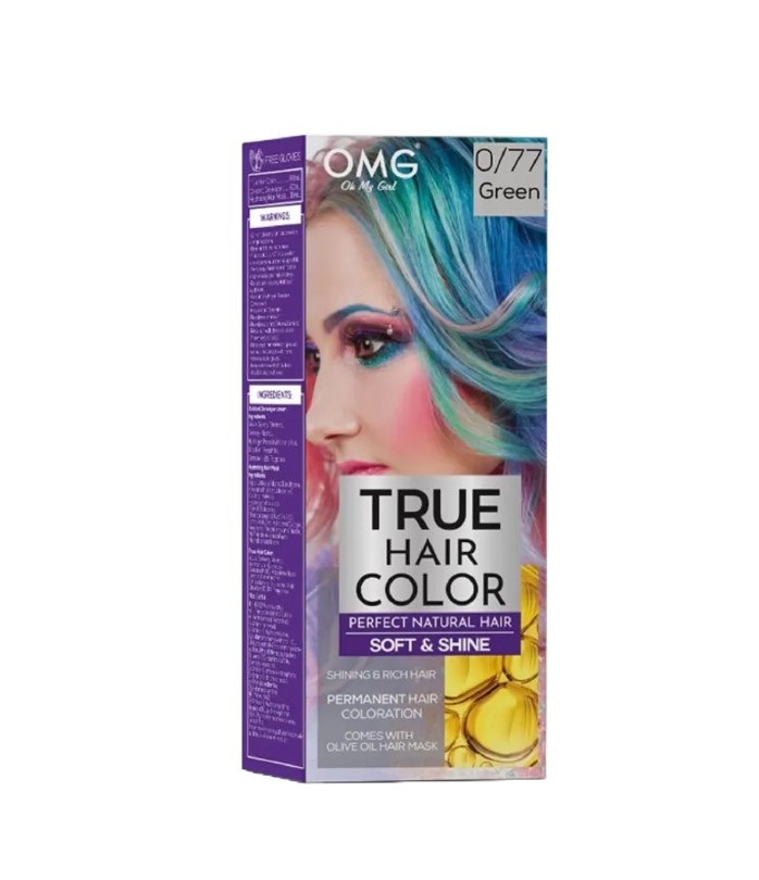 OMG True Hair Color 60ML - 0.77 Green