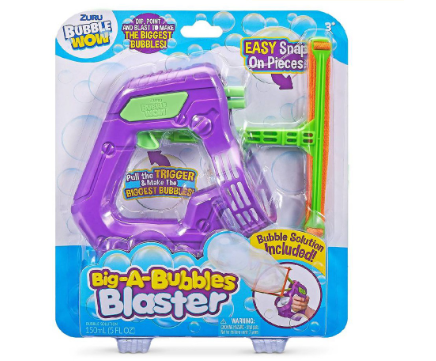 Bubble Wow S1 Violet Big A Bubbles Single Blaster
