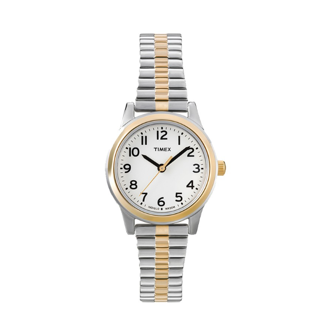 Timex Essex Avenue Two Tone Gold Silver Stainless Steel Analog Quartz Watch For Women T2N068 STYLE