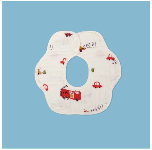 Einmilk Baby Bandana Dribble Bibs 360 Rotate Drool Bibs or Petal Bib Cotton Super Soft & Absorbent B30