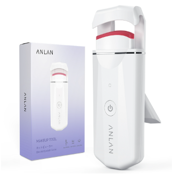 ANLAN Upgraded Electric Heated Eyelash Curler Long Lasting Ironing Rechargeable Portable Makeup Tools