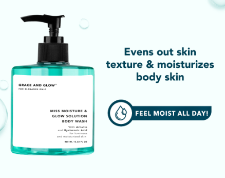 Grace and Glow Miss Moistures & Glow Solution Body Wash - Body Care Solution Brightening Body Skin