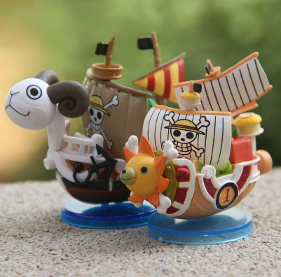 Anime One Piece PVC Luffy Pirate Thousand Sunny Ship Boat Figure Toy New