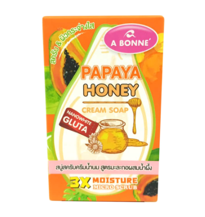 Abonne Papaya Honey Cream Soap 90g ( A022 )